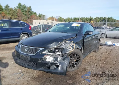 2010 Lexus Is 250C from USA, damaged, VIN JTHFF2C29A2509574